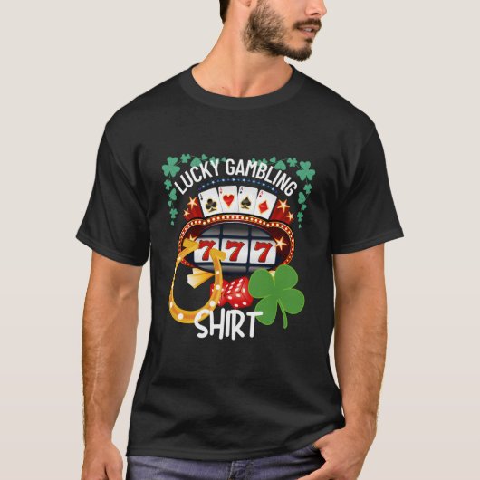 Lucky Gambling Casino T-shirt (Voorkant)