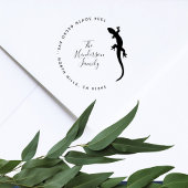 Lucky Gecko Lizard, dirección de retorno de la fam Rubberstempel