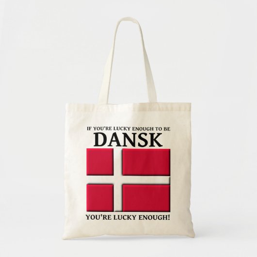 Lucky genoeg om Dansk Danish Bag Tas te zijn (Voorkant)
