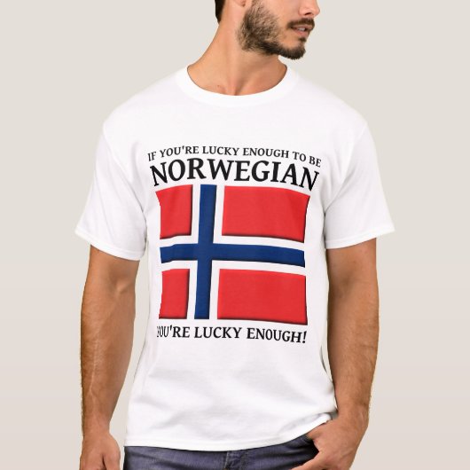 Lucky genoeg om Noors Shirt te zijn (Voorkant)