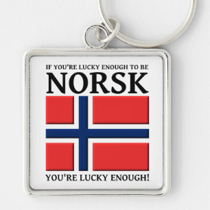 Lucky genoeg om Norsk Sleutelhanger te zijn
