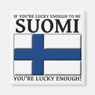 Lucky genoeg om Suomi Fins Magnet te zijn