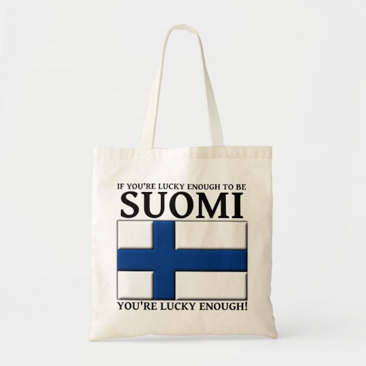 Lucky genoeg om Suomi Fins Tas Bag te zijn (Voorkant)