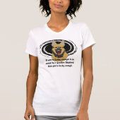 Lucky German Shepherd Owner T-Shirt (Voorkant)