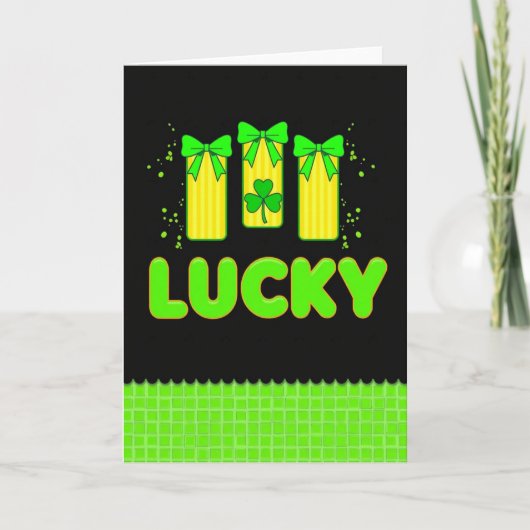 Lucky Gift Boxes Kaart (Voorkant)