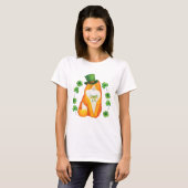 Lucky Ginger Kat St Patricks T-shirt (Voorkant volledig)