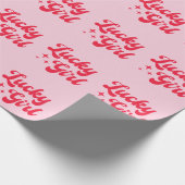 Lucky Girl Cadeaupapier (Hoek)