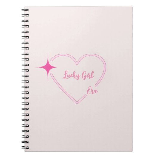Lucky Girl Era Notitieboek (Voorkant)