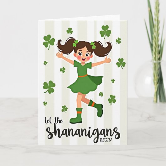 Lucky Girl Fun Time Card Kaart (Voorkant)