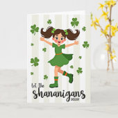 Lucky Girl Fun Time Card Kaart (Gele Bloem)