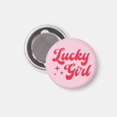 Lucky Girl Magneet (Voorkant / Achterkant)