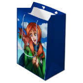 Lucky Girl Medium Cadeauzakje (Voorkant Gekanteld)