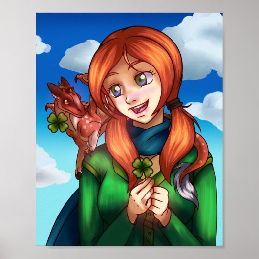 Lucky Girl Poster (Voorkant)