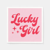 Lucky Girl Servet (Voorkant)