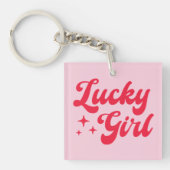 Lucky Girl Sleutelhanger (voorkant)