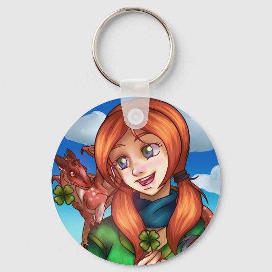 Lucky Girl Sleutelhanger (Voorkant)