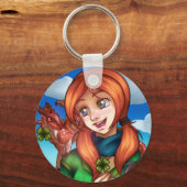 Lucky Girl Sleutelhanger (Voorkant)