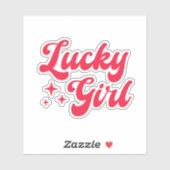 Lucky Girl Sticker (Vel)