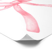 Lucky Girl Syndrome Pink Aesthetic Wall Poster (Hoek)