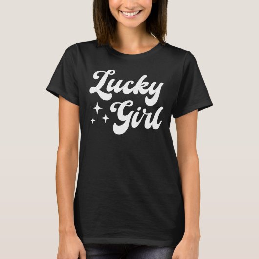 Lucky Girl T-shirt (Voorkant)