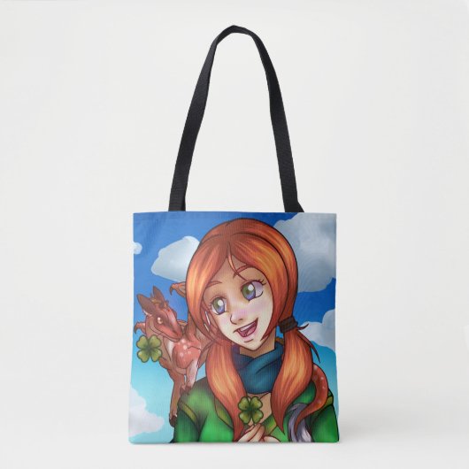 Lucky Girl Tote Bag (Voorkant)