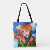 Lucky Girl Tote Bag (Achterkant)