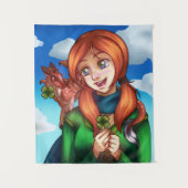 Lucky Girl Wandkleed (Voorkant)