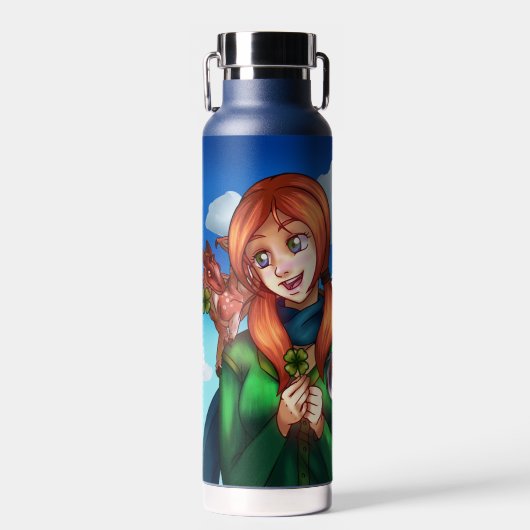 Lucky Girl Waterfles (Voorkant)