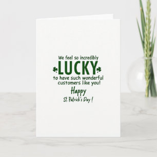 Lucky Glitter Textuur St. Patricks Kaart