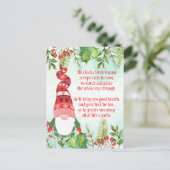 Lucky Gnome Dit gelukkige kleine Briefkaart Gnome (Staand voorkant)