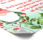 Lucky Gnome Dit gelukkige kleine Poster Gnome (Hoek)