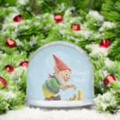 Lucky Gnome Elf with Gold Coins Snow Globe Sneeuwbol (Kerstmis)