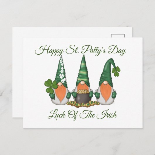 Lucky Gnomes Briefkaart (Voorkant / Achterkant)