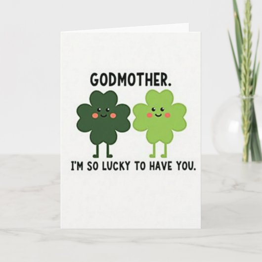 Lucky Godmother Love Card Kaart (Voorkant)