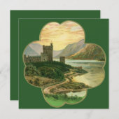  Lucky Gold Shamrock met een Iers Castle (Voorkant / Achterkant)