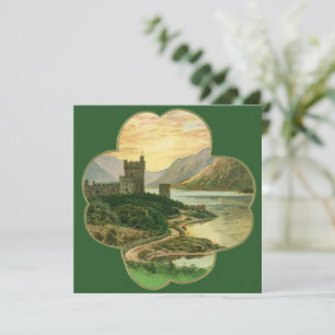 Lucky Gold Shamrock met een Iers Castle