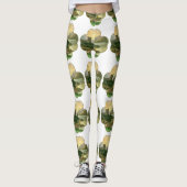  Lucky Gold Shamrock met een Iers Castle Leggings (Voorkant)