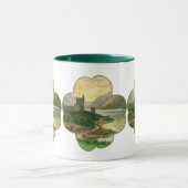 Lucky Gold Shamrock met een Iers Castle Mok (Midden)