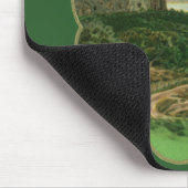  Lucky Gold Shamrock met een Iers Castle Muismat (Hoek)