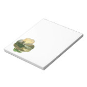 Lucky Gold Shamrock met een Iers Castle Notitieblok (Linkerzijde)