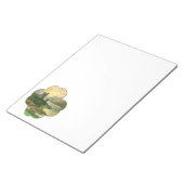  Lucky Gold Shamrock met een Iers Castle Notitieblok (Schuin)