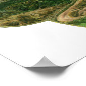  Lucky Gold Shamrock met een Iers Castle Poster (Hoek)