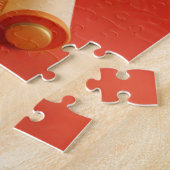 Lucky Golden Cloud Horse Puzzle Legpuzzel (Zijkant)