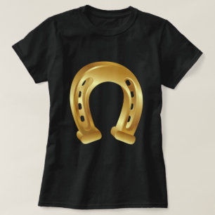 Lucky golden hoefijzer t-shirt