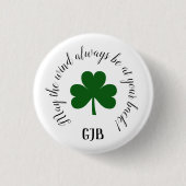 Lucky Golf Button Pin Irish Quote (Voorkant)
