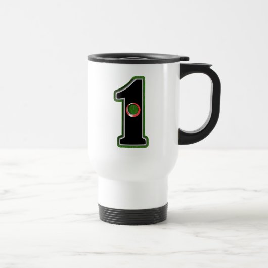 Lucky Golf Hole in One Design! Travel Mug Reisbeker (Rechts)