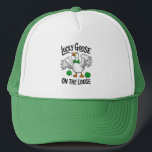 Lucky Goose On The Loose Funny Goose Shamrock Trucker Pet<br><div class="desc">Lucky Goose On The Loose Funny Goose Shamrock St Patrick Day</div>