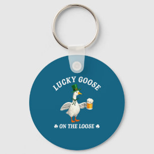 Lucky Goose On The Loose St. Patrick's Day Iers Sh Sleutelhanger