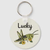 Lucky Grasshopper Sleutelhanger (Voorkant)