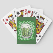 Lucky Green Beer Speelkaarten (Achterkant)